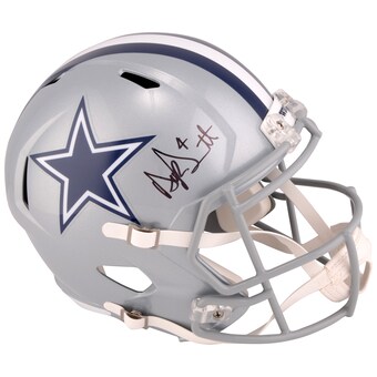 Dak Prescott Dallas Cowboys Autographed Riddell Speed Replica Helmet