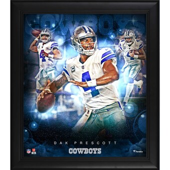 Dak Prescott Dallas Cowboys Framed 15" x 17" Stars of the Game Collage