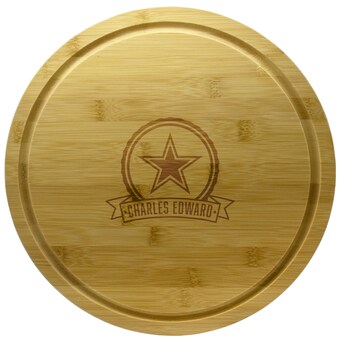 Dallas Cowboys 13'' Personalized Rotating Bamboo Server