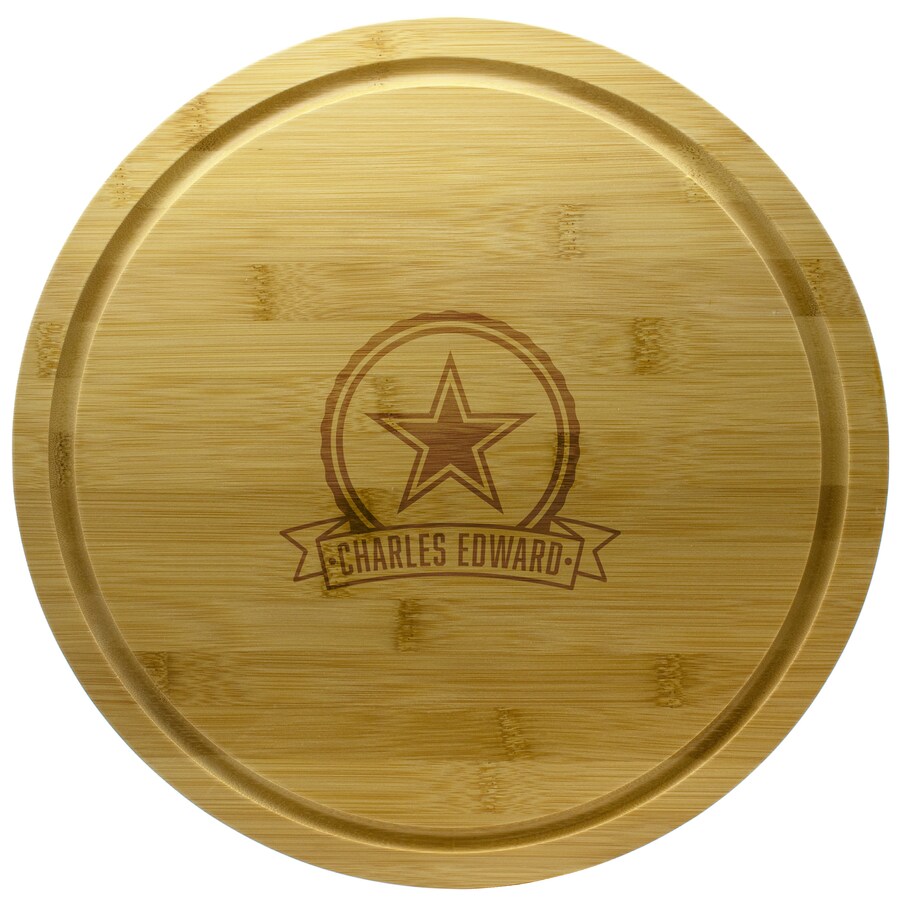 Dallas Cowboys 13'' Personalized Rotating Bamboo Server