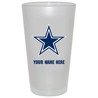 Dallas Cowboys 16oz. Frosted Personalized Pint Glass