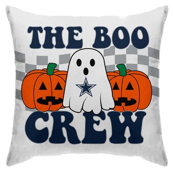 Dallas Cowboys 18'' x 18'' Boo Crew Duck Cloth Décor Pillow Cover