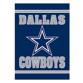Dallas Cowboys 28" x 44" Double-Sided Embossed Suede House Flag