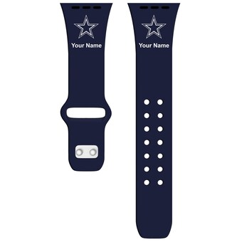 Dallas Cowboys 42/44/45mm Personalized Silicone Apple Watch Band