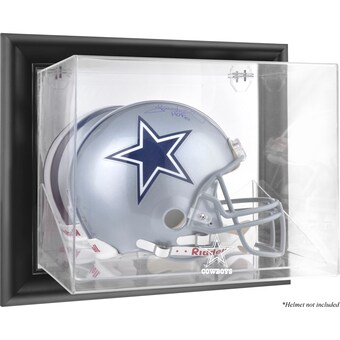 Dallas Cowboys Black Framed Wall-Mountable Helmet Display Case