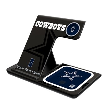 Dallas Cowboys Personalized 3-in-1 Charging Station