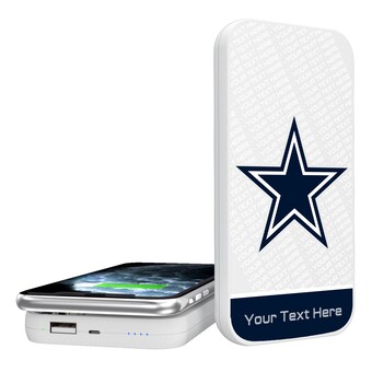 Dallas Cowboys Personalized 5000 mAh Wireless Powerbank