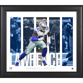 DeMarcus Lawrence Dallas Cowboys Framed 15" x 17" Player Panel Collage