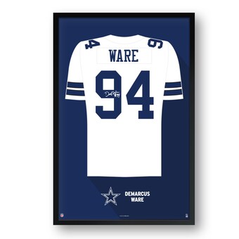 DeMarcus Ware Dallas Cowboys Framed 14" x 20" Retired Jersey Art Print