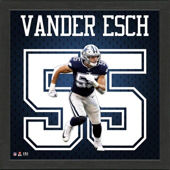 Dallas Cowboys Leighton Vander Esch Highland Mint 13'' x 13'' Jersey Number Frame