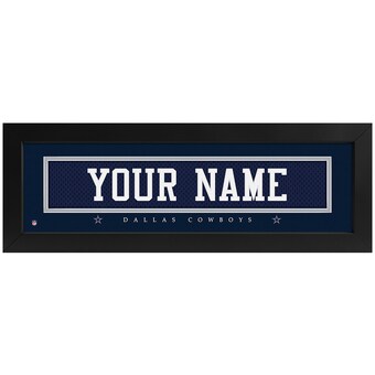 Dallas Cowboys Imperial 8" x 24" Custom Print Name Plate