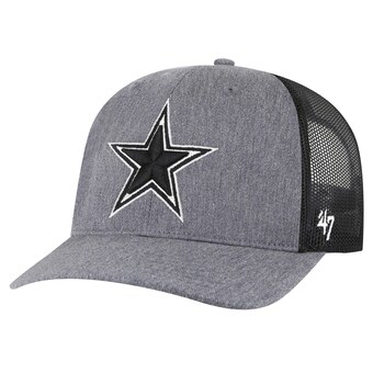 Dallas Cowboys '47 Carbon Trucker MVP Adjustable Hat - Charcoal