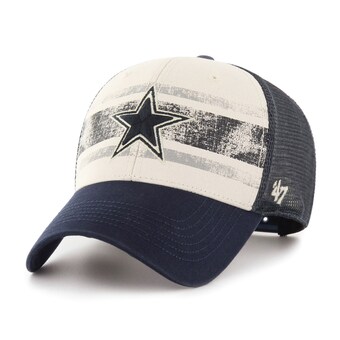 Men's '47 Cream Dallas Cowboys Breakout MVP Trucker Adjustable Hat