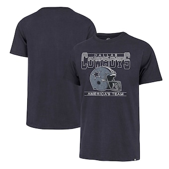 Men's Dallas Cowboys '47 Navy Time Lock Franklin T-Shirt