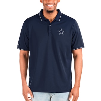 Men's Dallas Cowboys Antigua Navy Big & Tall Affluent Polo