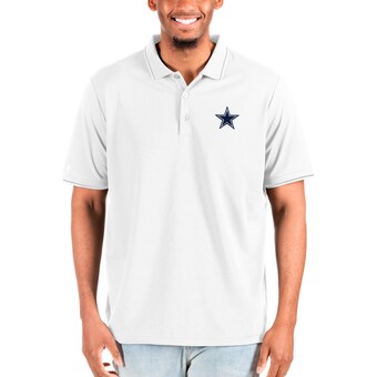 Men's Dallas Cowboys Antigua White Big & Tall Affluent Polo