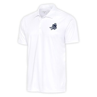 Men's Antigua White Dallas Cowboys Team Logo Throwback Tribute Polo