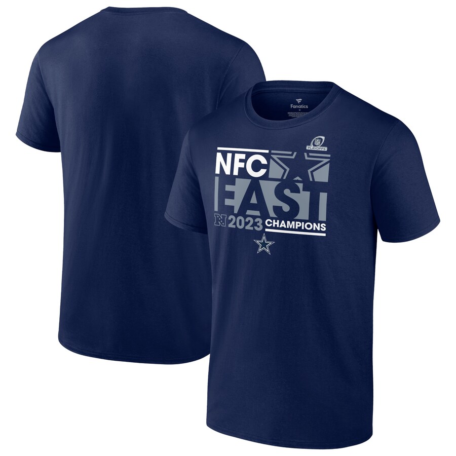 Men's Dallas Cowboys  Fanatics Navy 2023 NFC East Division Champions Big & Tall T-Shirt