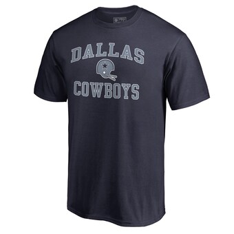 Men's Fanatics Navy Dallas Cowboys Vintage Collection Victory Arch T-Shirt