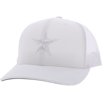 Men's Dallas Cowboys HOOey White Star Trucker Snapback Hat