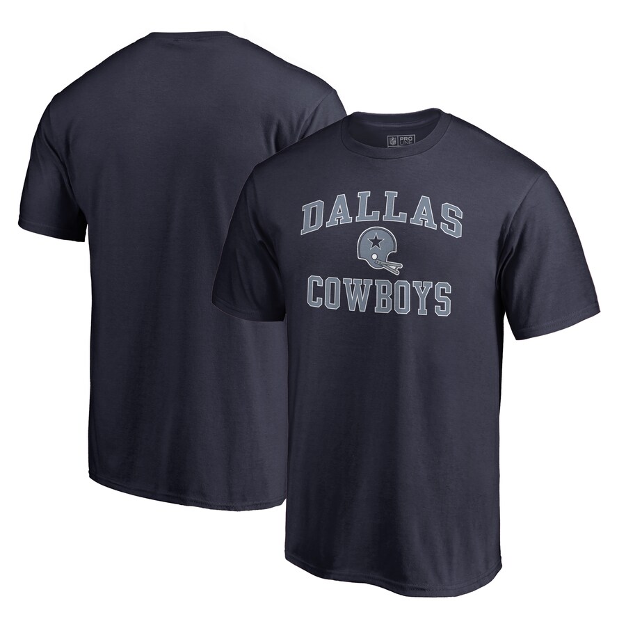 Men's Navy Dallas Cowboys Vintage Collection Victory Arch T-Shirt