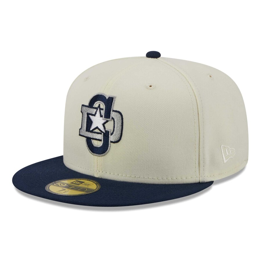 Men's New Era  Cream/Navy Dallas Cowboys Originals 59FIFTY Fitted Hat