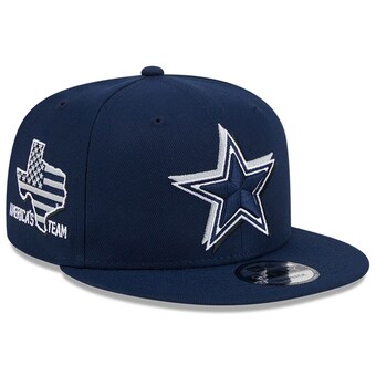 Men's Dallas Cowboys  New Era Navy 2024 NFL Draft 9FIFTY Snapback Hat