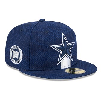  Dallas Cowboys New Era 2024 Sideline 59FIFTY Fitted Hat - Navy