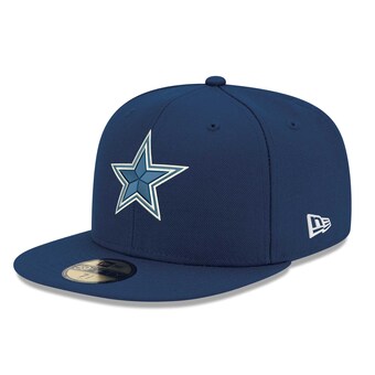 Men's New Era Navy Dallas Cowboys Logo 59FIFTY Fitted Hat