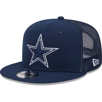 Men's Dallas Cowboys New Era Navy Main Trucker 9FIFTY Snapback Hat