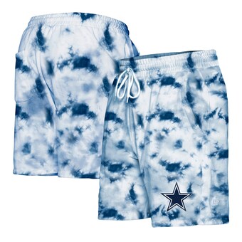 Men's New Era Navy Dallas Cowboys Tie-Dye Shorts