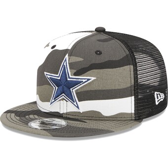 Men's New Era Urban Camo Dallas Cowboys 9FIFTY Trucker Snapback Hat