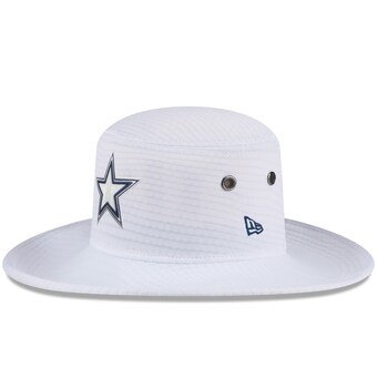 Men's New Era White Dallas Cowboys 2024 NFL Training Camp Panama Bucket Hat