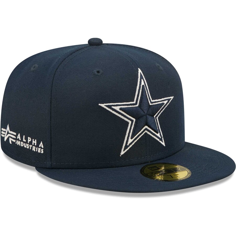 Men's New Era x Alpha Industries Navy Dallas Cowboys Alpha 59FIFTY Fitted Hat