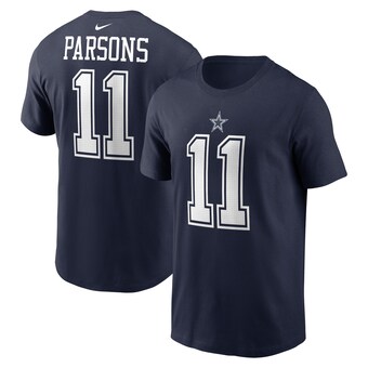 Micah Parsons Dallas Cowboys Nike Player Name & Number T-Shirt - Navy