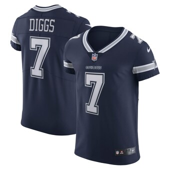 Men's Dallas Cowboys Trevon Diggs Nike Navy Vapor Elite Jersey