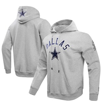 Men's Dallas Cowboys  Pro Standard Heather Gray Classic Fleece Pullover Hoodie