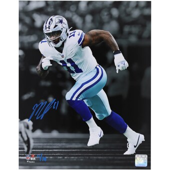Micah Parsons Dallas Cowboys Autographed 11" x 14" Running Spotlight Photograph - Limited Edition #11 of 111
