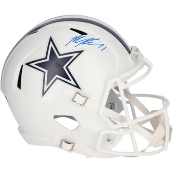 Micah Parsons Dallas Cowboys Autographed Riddell White 2022 Alternate Speed Replica Helmet 