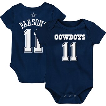 Micah Parsons Dallas Cowboys Newborn & Infant Mainliner Player Name & Number Bodysuit - Navy