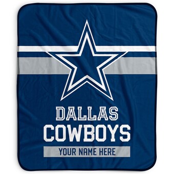 Pegasus Dallas Cowboys 50" x 60" Stripes Personalized Fleece Blanket