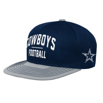 Preschool Navy/Silver Dallas Cowboys Lock Up Snapback Hat