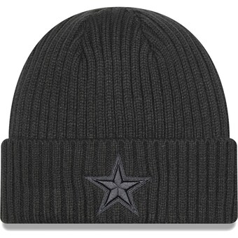 Preschool New Era Graphite Dallas Cowboys Core Classic Cuffed Knit Hat