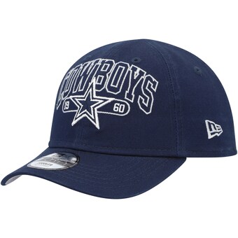 Toddler New Era Navy Dallas Cowboys Outline 9FORTY Adjustable Hat
