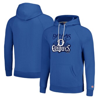 Unisex Homage  Royal Dallas Cowboys Hyperlocal Raglan Pullover Hoodie