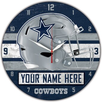 WinCraft Dallas Cowboys Personalized 14'' Round Wall Clock