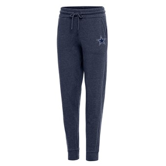 Women's Antigua Heather Navy Dallas Cowboys Action Jogger Pants