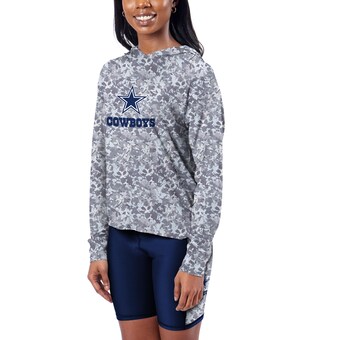 Women's Certo Navy Dallas Cowboys Session Pullover Hoodie