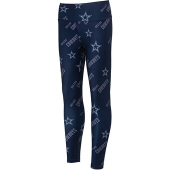 Women's Dallas Cowboys Concepts Sport Navy Breakthrough Allover Print Lounge Leggings