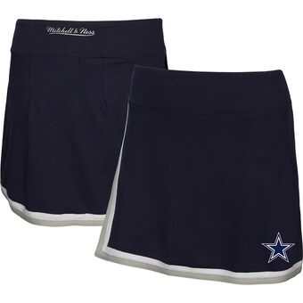 Women's Dallas Cowboys Mitchell & Ness Navy Skort